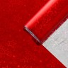 Бумага голографическая «Звездопад», красная, 70×100 см