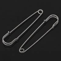 Булавка 8×1,5 см (набор 2 шт.), СМ-208, цвет серебра