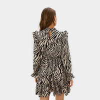 Платье женское c крылышками MIST р. 48, бежевый