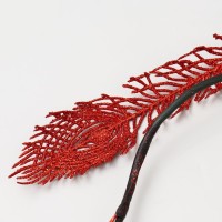 Декор "Перо павлина" (цена за 1 шт) 150 см, микс