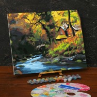 Картина по номерам на холсте с подрамником «Ранее утро на природе», 40 х 50 см