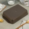 Противень Гранит brown, 30×40 см, антипригарное покрытие, цвет коричневый