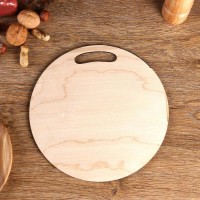 Доска разделочная сувенирная Дарим Красиво «Лайм в разрезе», 25.5 см, круглая, дерево, зелёная