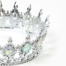 Корона топпер для торта серебрянная