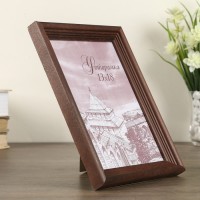 Фоторамка сосна с20 махагон 30х42 см (пластиковый экран)