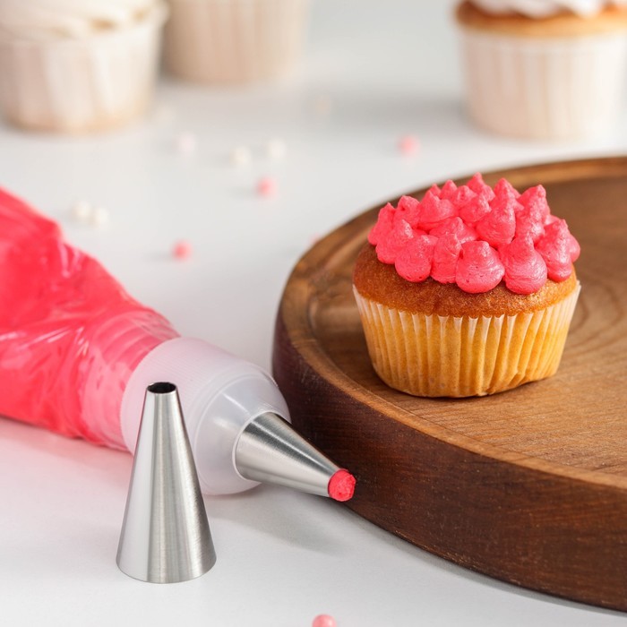 Насадка кондитерская «Трубочка», d=2,4 см, вых. 0,6 см