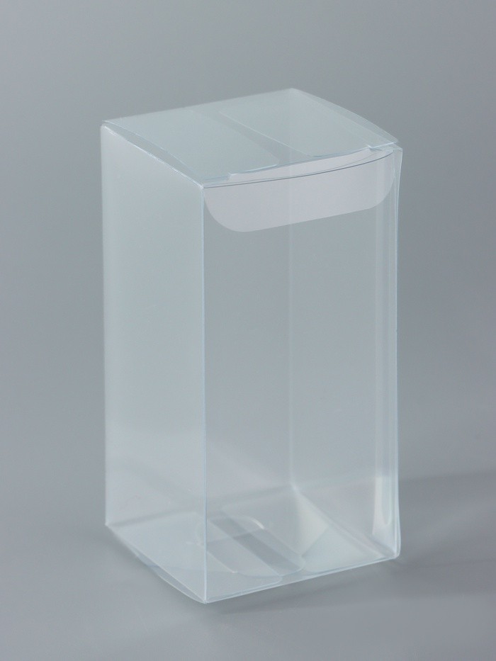 Складная прозрачная коробка из PVC, для упаковки подарков, 5×5×10 см