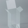 Складная прозрачная коробка из PVC, для упаковки подарков, 5×5×10 см