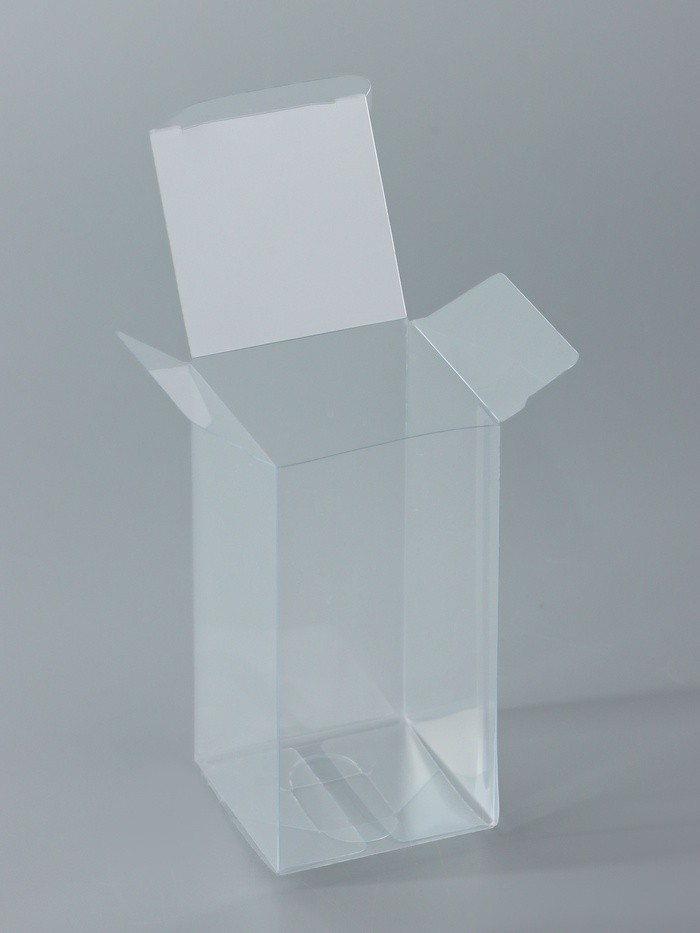 Складная прозрачная коробка из PVC, для упаковки подарков, 5×5×10 см