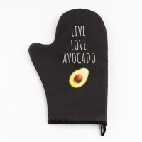 Варежка-прихватка "Avocado" 20х28см,саржа, 100% х/л, ватин 250г/м2