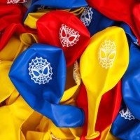 Воздушные шары "Spider-man", Человек-паук, 12 дюйм (набор 25 шт)