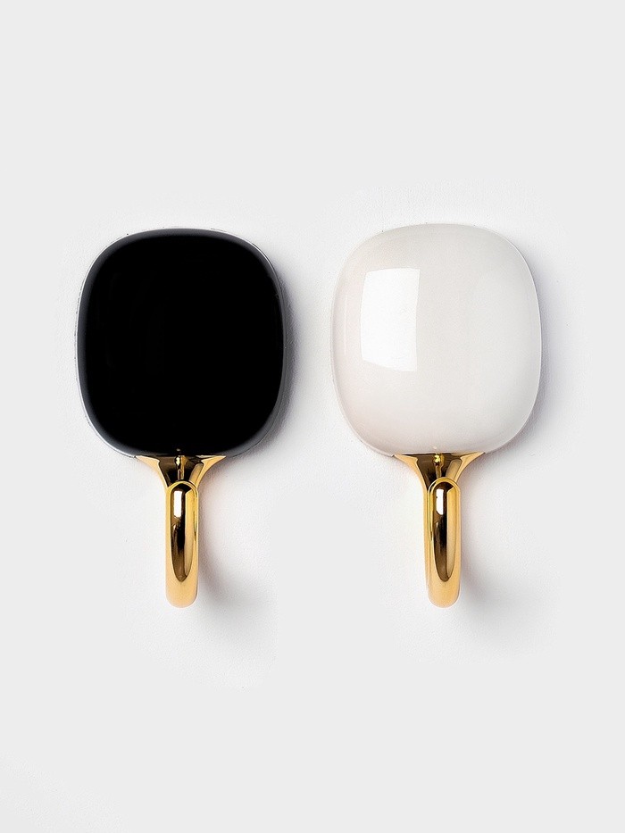 Набор самоклеящихся крючков LaDо́m Gold, 2 шт., 7.3×3.5×4 см