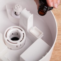 Увлажнитель воздуха Luazon HM-8, ультразвуковой, 25 Вт, 4 л, 20 м², белый