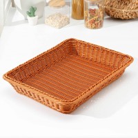 Корзина для продуктов Доляна, 44.5×35×8 см, коричневая