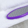 Тёрка для ног, лазерная, двусторонняя, 26 см, цвет МИКС