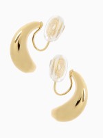 Клипсы для ушей QF «Тренд» капли, цвет золото