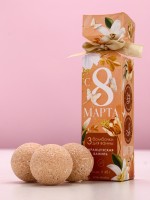 Бомбочки для ванны «С 8 Марта!», 3×40 г, Чистое счастье
