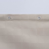 Штора для ванной «Софт Мист», с люверсами, 180×180 см, полиэстер, бежевая