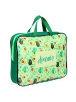 Папка с ручками текстильная А4, 350 х 270 х 70 мм, Calligrata "Авокадо"