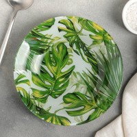 Тарелка суповая Доляна «Монстера», 430 мл, d=18,5 см
