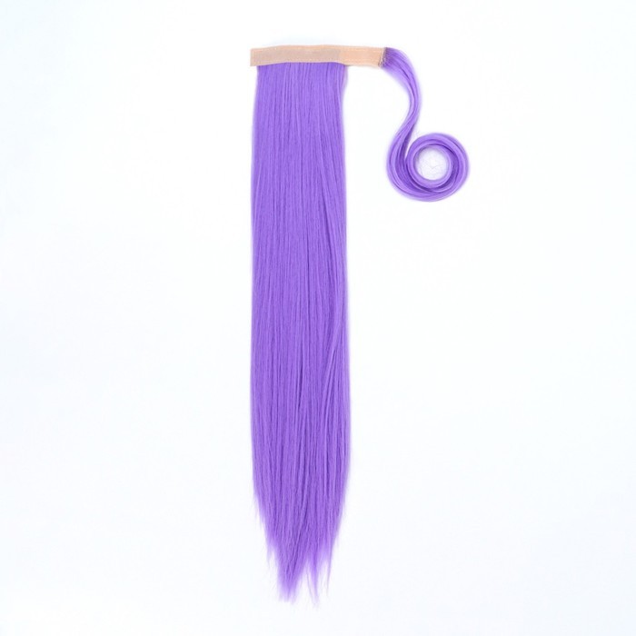 Хвост накладной, прямой волос, на резинке, 60 см, 100 гр, цвет светло-русый(#SHT30A)