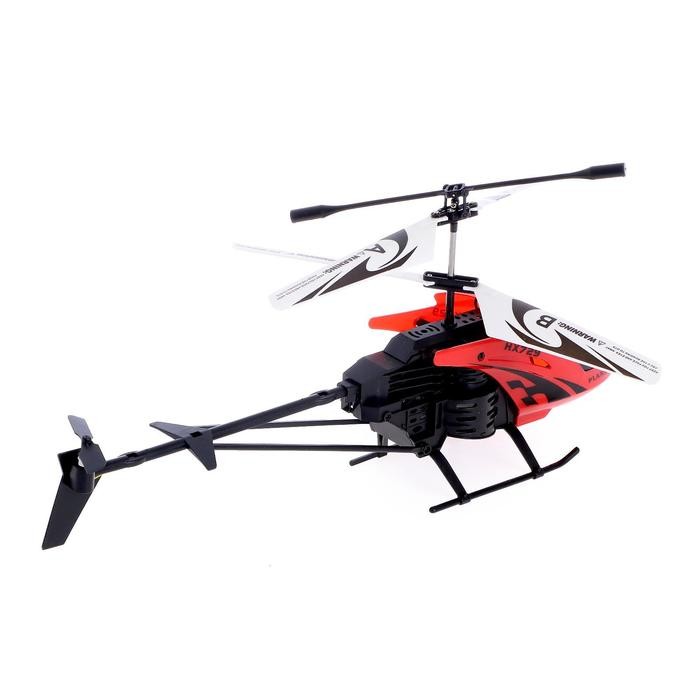 Вертолет радиоуправляемый «Эксперт», работает от аккумулятора, цвет жёлтый