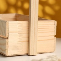 Подарочный ящик, 27×14×24.5 см, деревянный, с ручкой