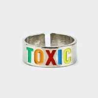 Кольцо металлическое TOXIC, 1.7 см