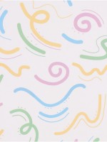 Бумага упаковочная глянцевая «Конфетти», 50×70 см