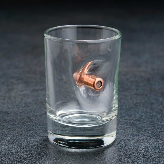 Стопки с пулей «Непробиваемые», 2 шт., 50 мл