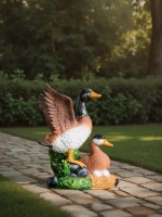 Садовая фигура "Утка с селезнем" 35см