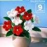 Набор для творчества, букет из синельной проволоки, красный цветок