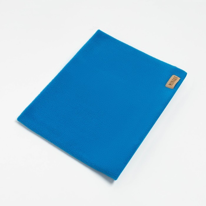 Шарф-снуд для девочки флисовый MINAKU: Cozy Winter, бирюзовая, размер 50-58