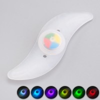 Фонарь велосипедный на спицу «Мастер К», водонепроницаемый, 1 диод, 3 режима, CR=2032