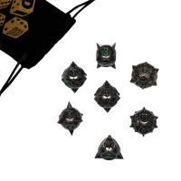 Набор кубиков для ДнД, 7 шт., серые