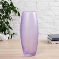 Ваза "Радуга Сиреневая" матовая, d-7,5см 10х26см