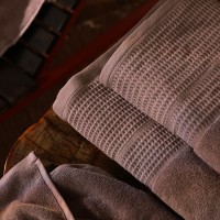 Полотенце махровое SL HOME: Waffle "Софт Мист" 100х180 см, 100% хлопок, 490 г/м2