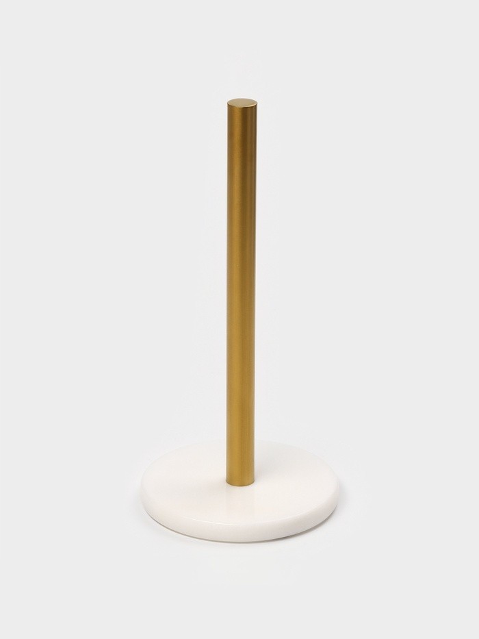 Держатель для бумажных полотенец Magistro Marble, 15×32 см, мрамор, белый