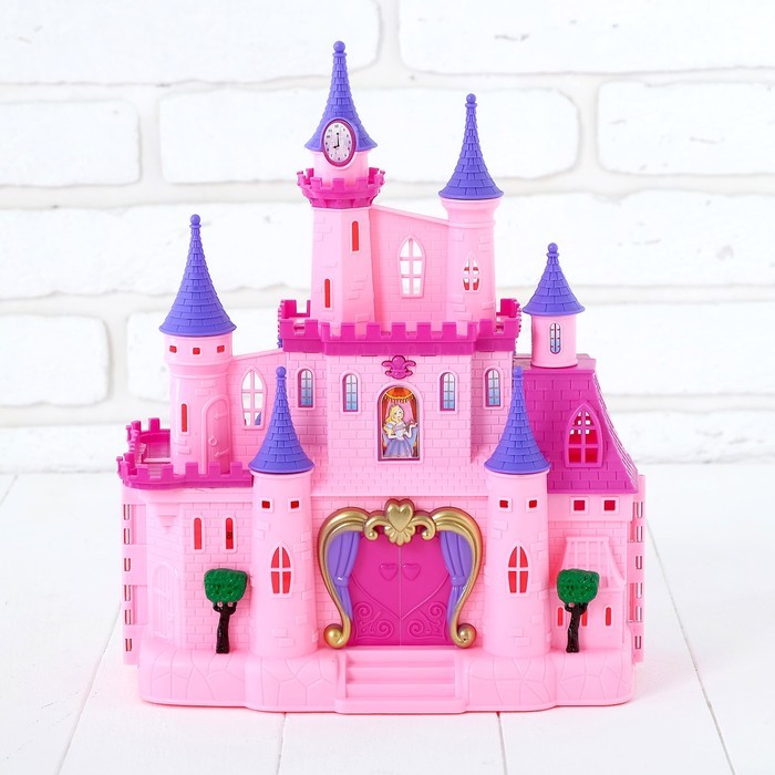 Кукольный замок с фигурками, аксессуарами, свет, звук