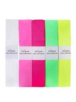 Набор бумаги крепированной «Неон», рулон 10 штук/10 цветов, 50×200 см, 30 г/м²