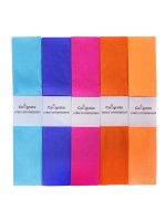 Набор бумаги крепированной «Неон», рулон 10 штук/10 цветов, 50×200 см, 30 г/м²