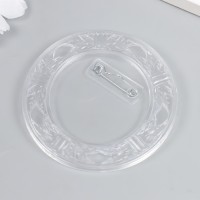 Заготовка акрилового значка d 7,8 см (размер встатвки 5 см)