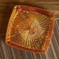 Корзинка для фруктов "Аниса" алюминий, 51х50х8 см