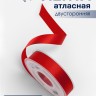 Лента атласная TEIRA, двухсторонняя, 20 мм, 25±1 м, красная №0250