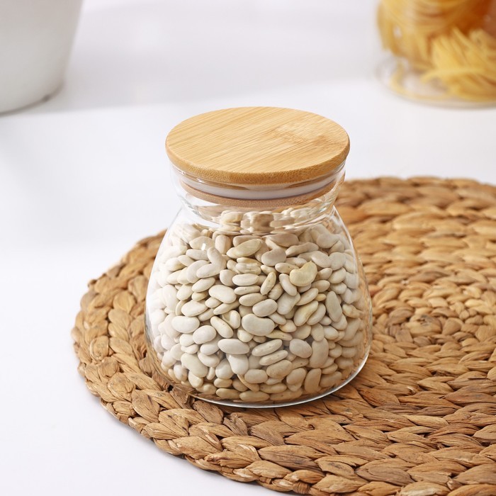 Банка Magistro «Бамбук», 500 мл, 9,5×9,5×10 см