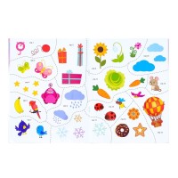 Прописи с наклейками, набор 6 шт. по 20 стр.