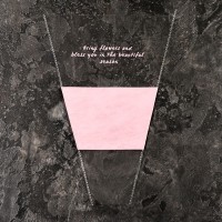 Пакет конус для цветов, с нетканым материалом, 26+7×37 см, розовый