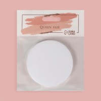 Зеркало складное, d 7,5 см, цвет белый