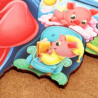 Пазл-головоломка "Поросёнок под одеялом"