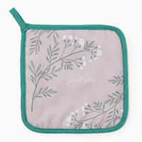 Прихватка Доляна Live is good 17х17 см, 35% хл, 65% пэ, ватин 250 г/м2